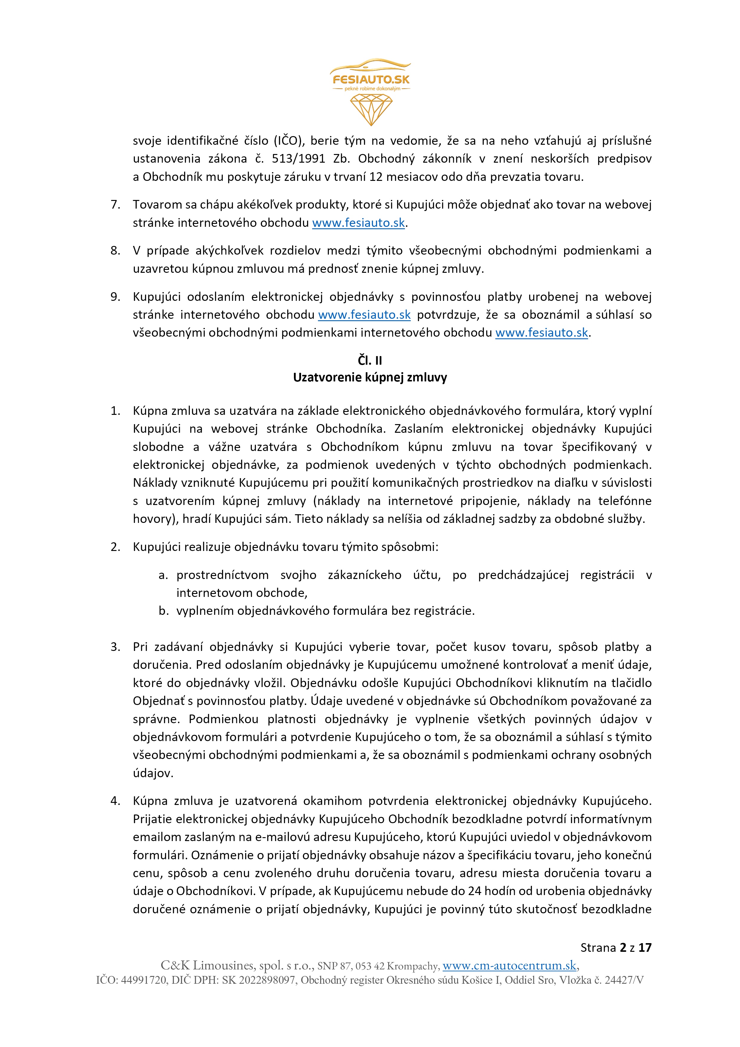 2026.06.19 - Obchodné podmienky pre spotrebiteľov www.fesiauto (2)